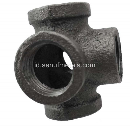 Cast Pipe Fitting 5 Way Female Cross